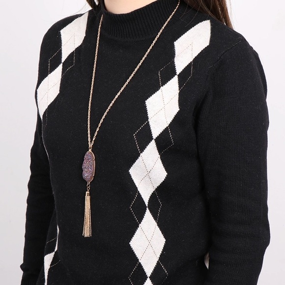 Iridescente Druzy Necklace - Picture 3 of 6